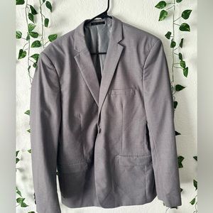 Grey suit jacket. Only worn once.